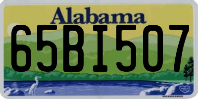 AL license plate 65BI507