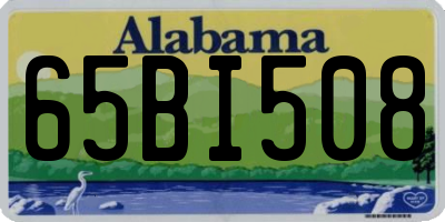 AL license plate 65BI508
