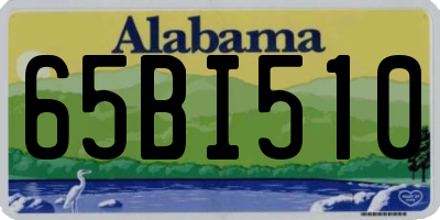 AL license plate 65BI510