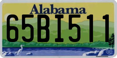 AL license plate 65BI511