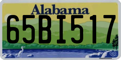 AL license plate 65BI517