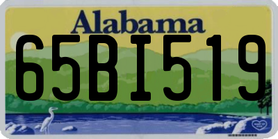 AL license plate 65BI519