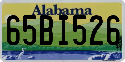 AL license plate 65BI526