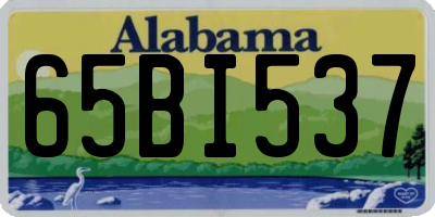 AL license plate 65BI537