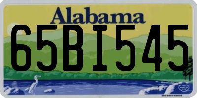 AL license plate 65BI545