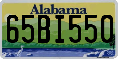 AL license plate 65BI550