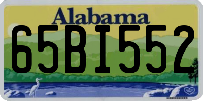 AL license plate 65BI552