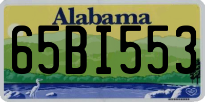 AL license plate 65BI553