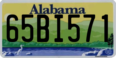 AL license plate 65BI571