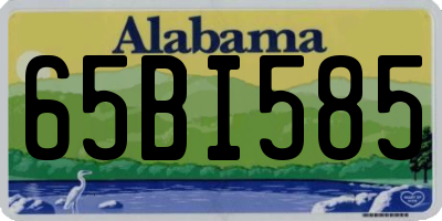 AL license plate 65BI585