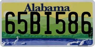 AL license plate 65BI586