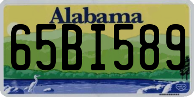 AL license plate 65BI589