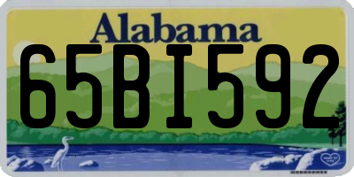 AL license plate 65BI592