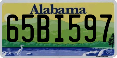 AL license plate 65BI597