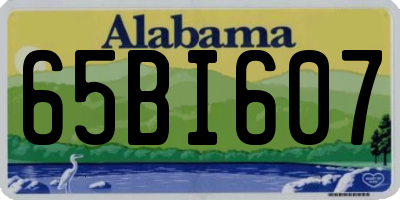 AL license plate 65BI607