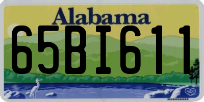 AL license plate 65BI611