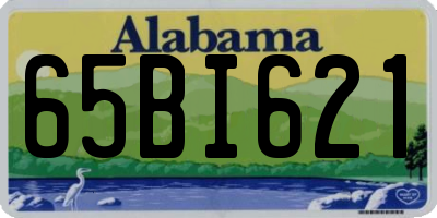 AL license plate 65BI621