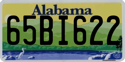 AL license plate 65BI622