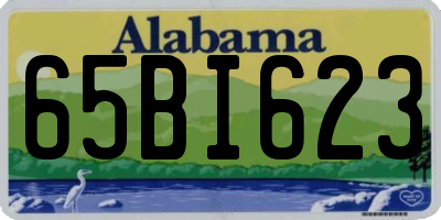 AL license plate 65BI623