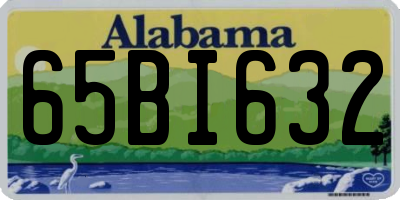 AL license plate 65BI632