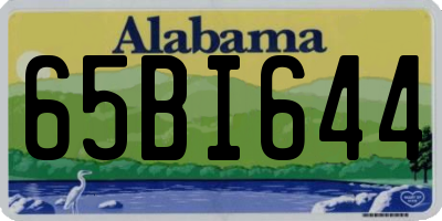 AL license plate 65BI644