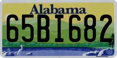 AL license plate 65BI682