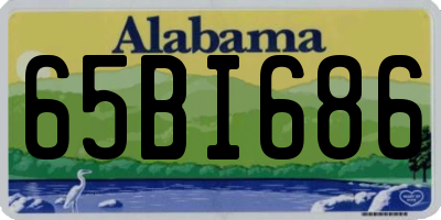 AL license plate 65BI686