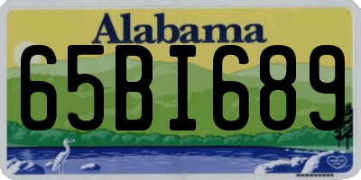 AL license plate 65BI689