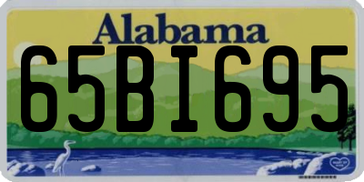 AL license plate 65BI695