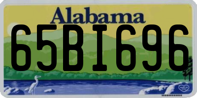 AL license plate 65BI696
