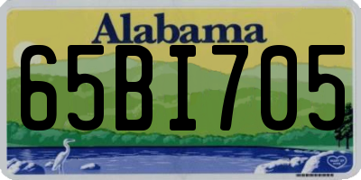 AL license plate 65BI705