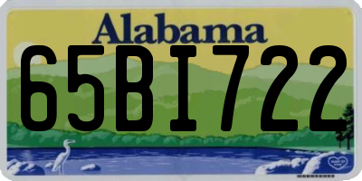 AL license plate 65BI722