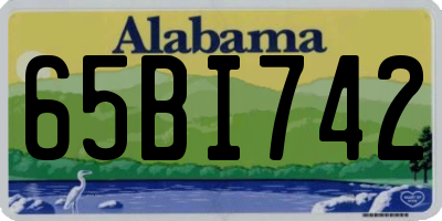 AL license plate 65BI742
