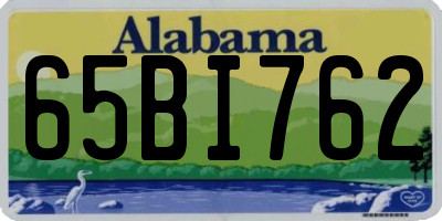 AL license plate 65BI762