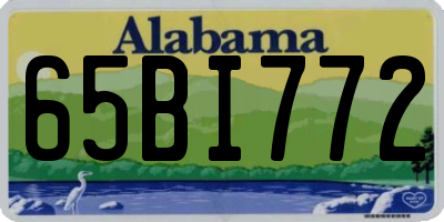 AL license plate 65BI772