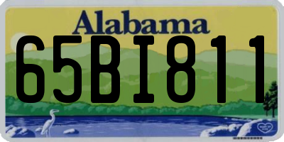 AL license plate 65BI811