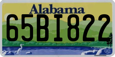 AL license plate 65BI822