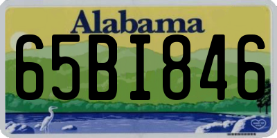 AL license plate 65BI846