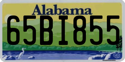 AL license plate 65BI855