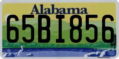 AL license plate 65BI856