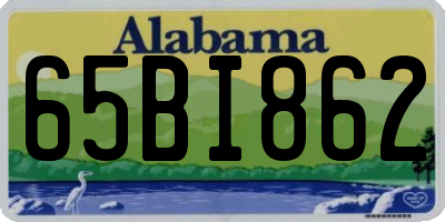 AL license plate 65BI862