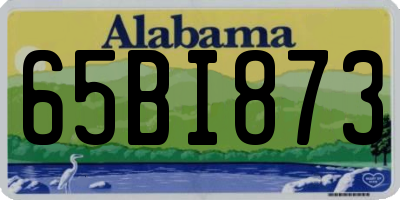 AL license plate 65BI873