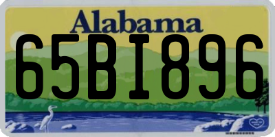 AL license plate 65BI896