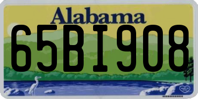 AL license plate 65BI908