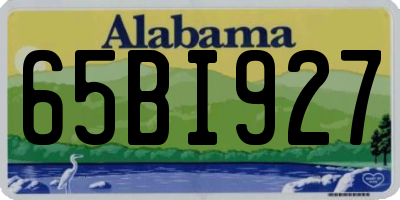 AL license plate 65BI927