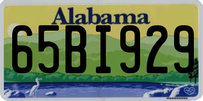 AL license plate 65BI929
