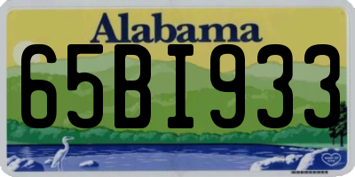 AL license plate 65BI933