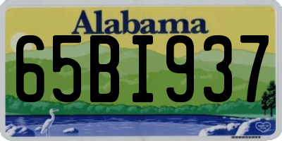 AL license plate 65BI937