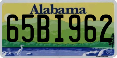 AL license plate 65BI962