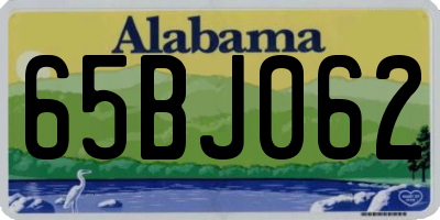 AL license plate 65BJ062